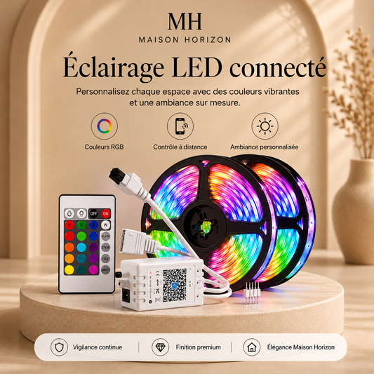 Ruban LED connecté 10 m