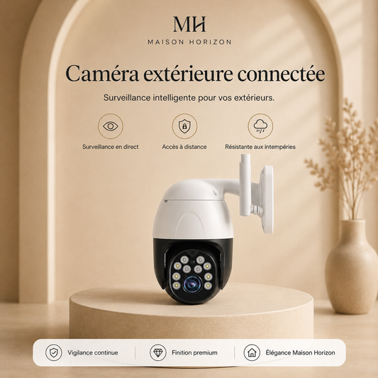 Caméra extérieure connectée