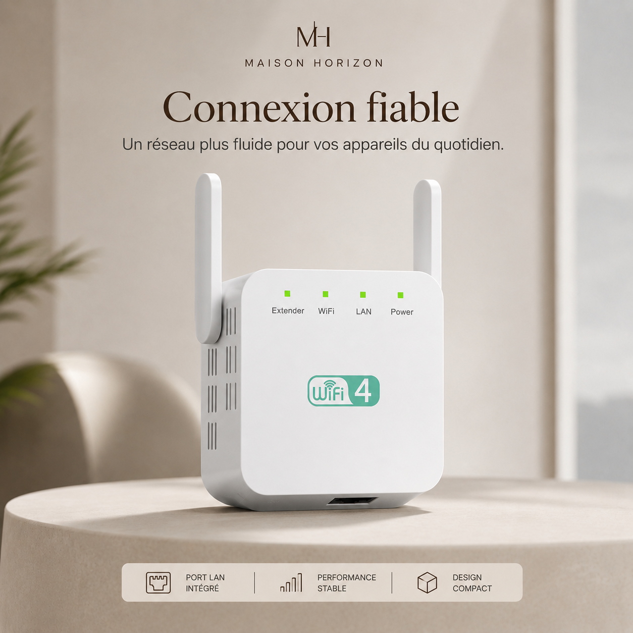 Amplificateur WiFi Maison Horizon pour connexion plus stable