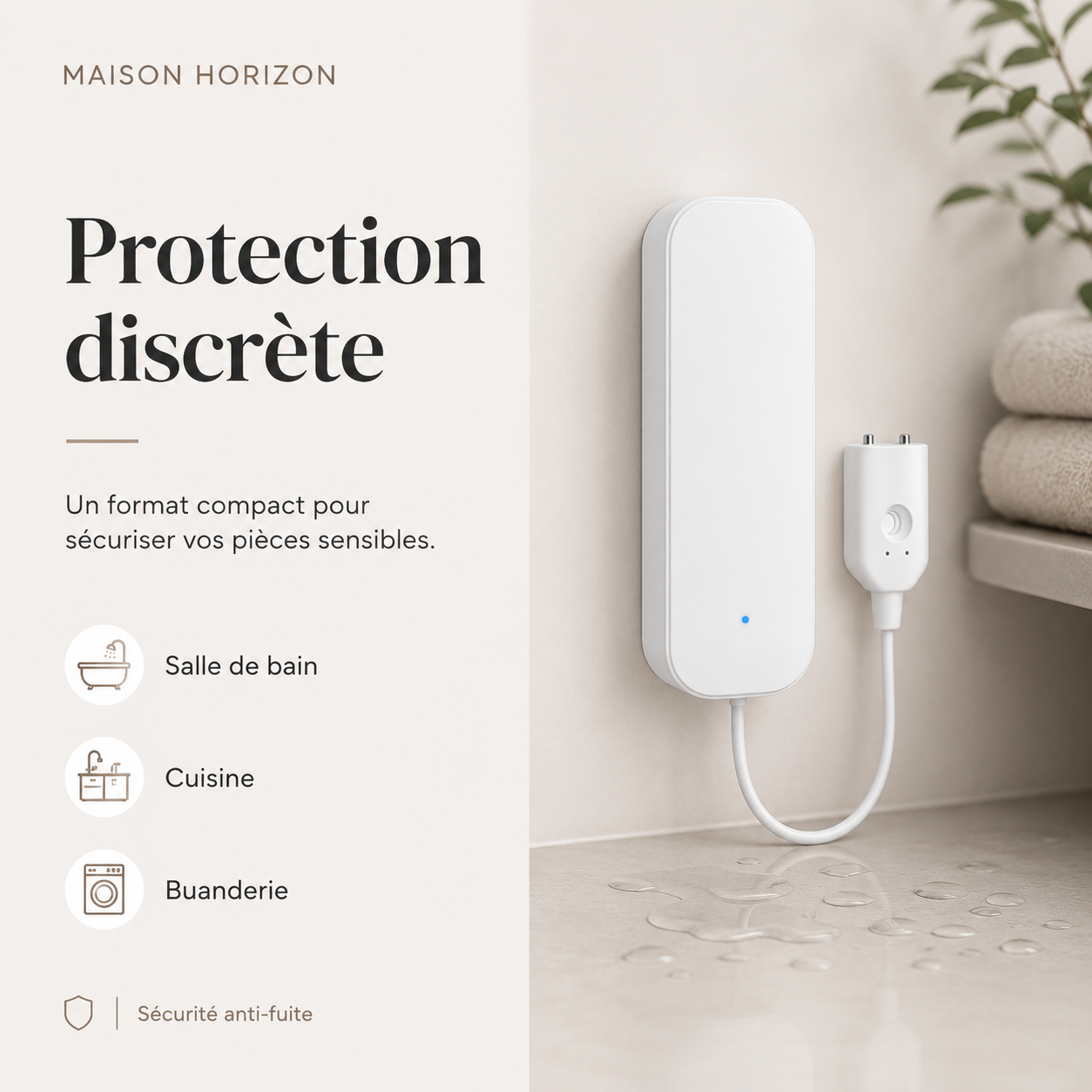 Protection fuite eau Maison Horizon