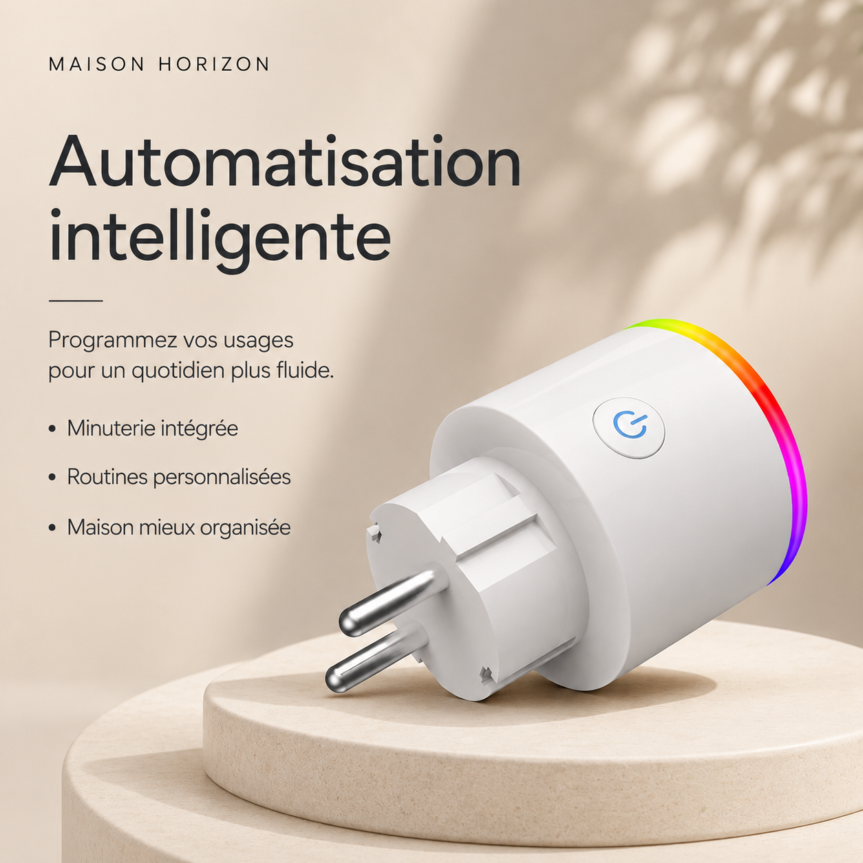 Prise WiFi Maison Horizon pour maison connectée